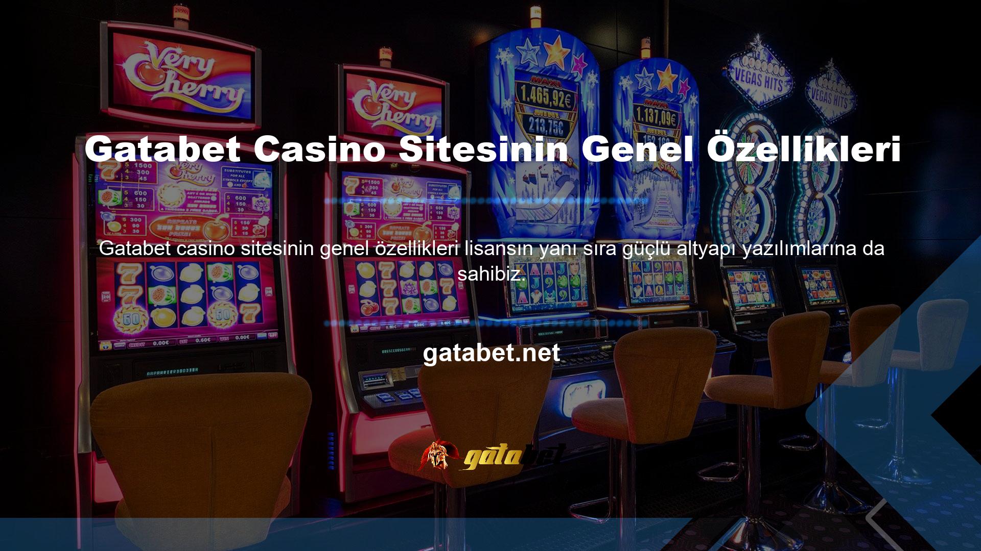 Sahibi Gatabet Casino web sitesinin genel özelliği müşteri memnuniyetine odaklanmasıdır