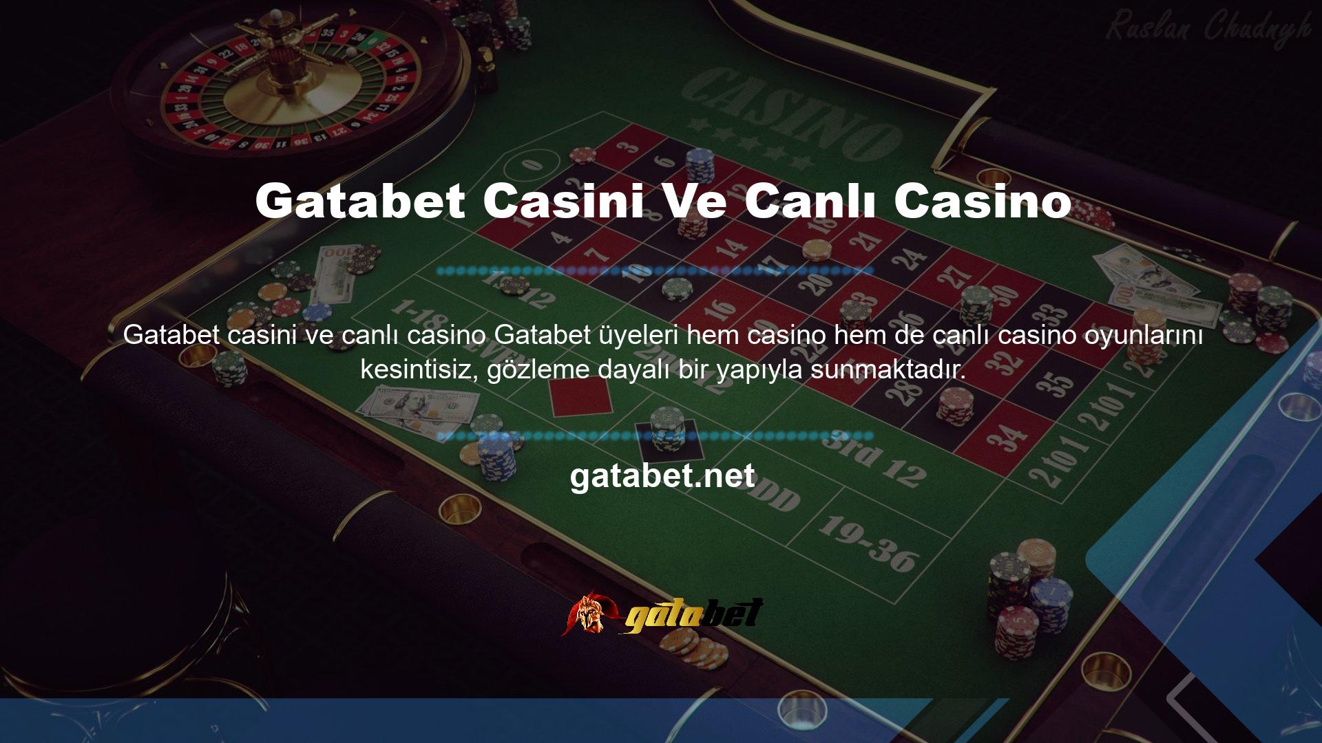 Gatabet canlı casino oyunları, para kazanmanın yanı sıra üyelerine tonlarca eğlence ve eğlence sunuyor